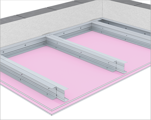 Render sufitów samonośnych Nida sifut EI60